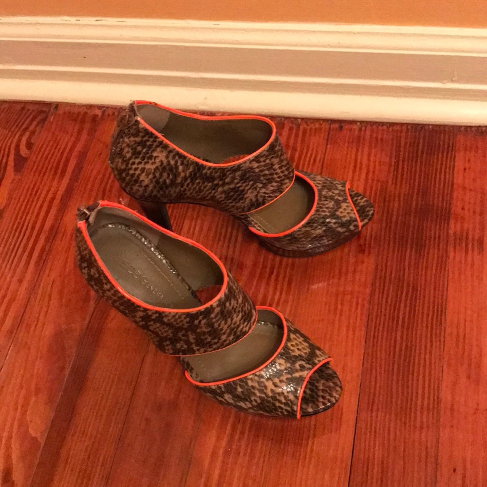 Bcbgeneration Snakeskin Platform Pumps - image 4